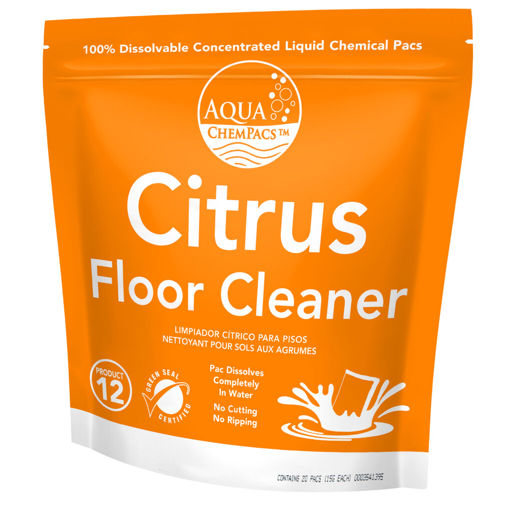 Aqua ChemPacs Citrus Floor Cleaner 1 x 20_PK x 15 grams (9321343) - Right.jpg